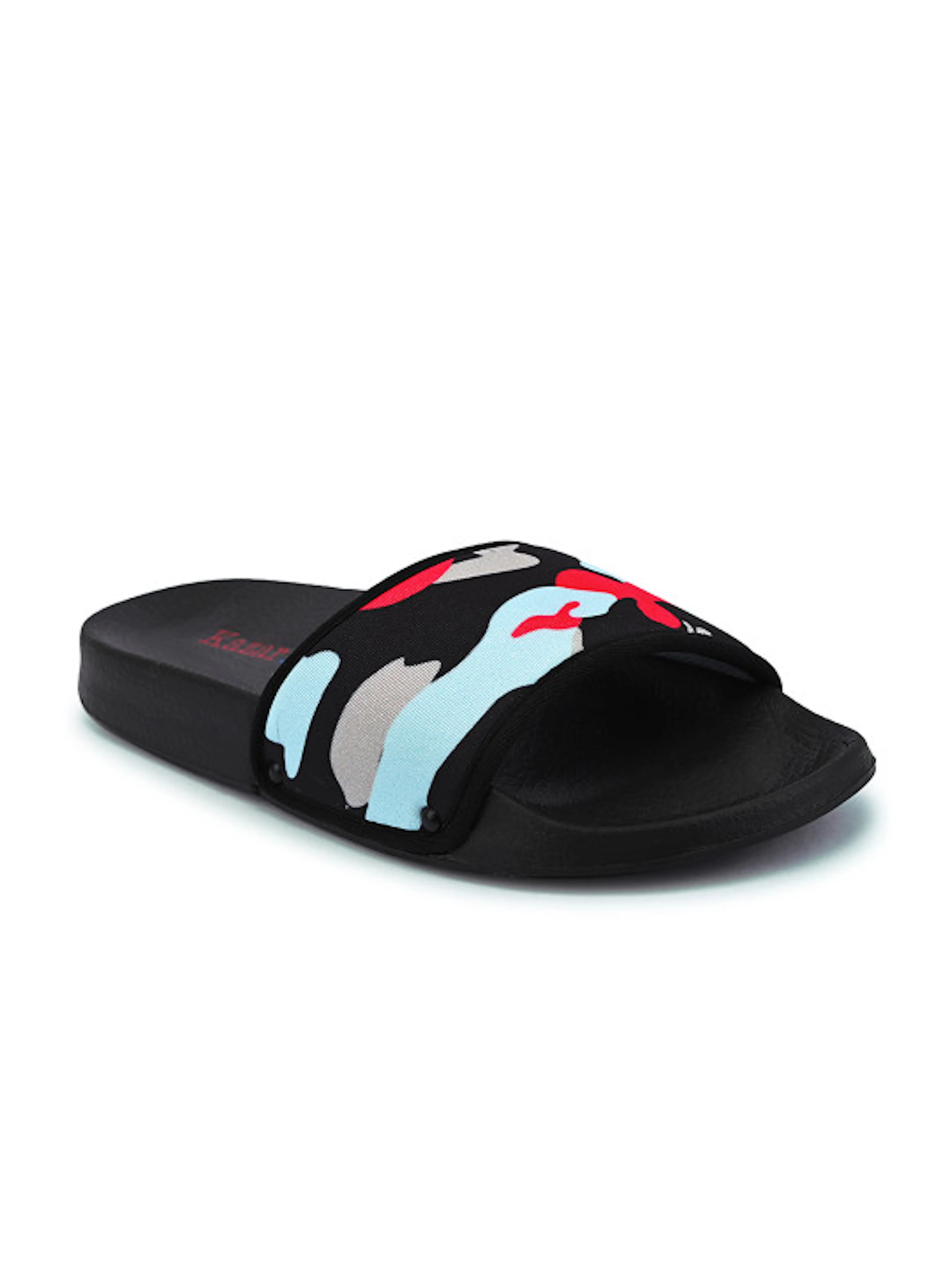 KazarMax Boys Multicoloured Printed Sliders