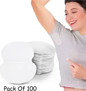 LIJIE 100 Pcs Men Women Under Arm Sweat Pads Sweat Pads