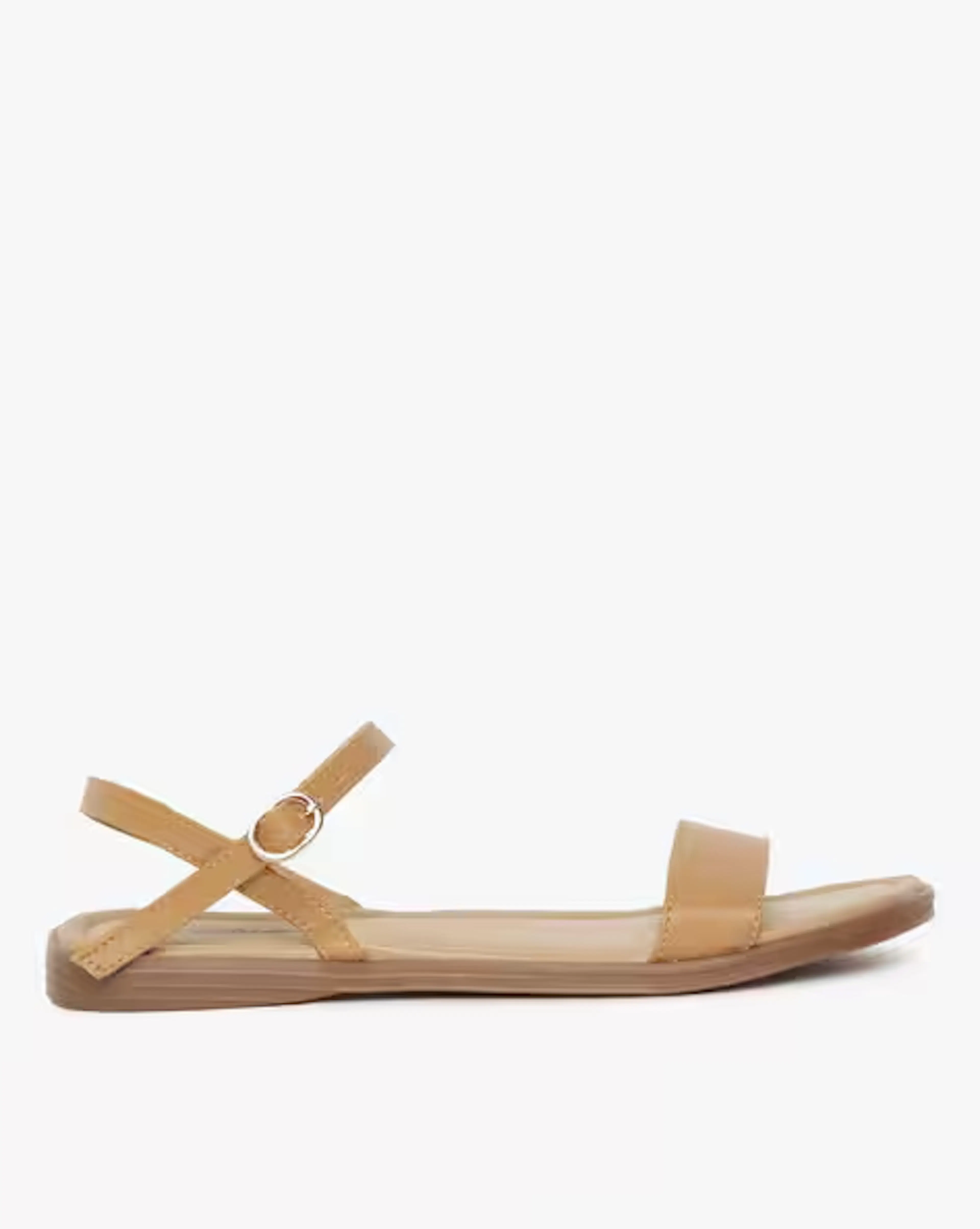 Strappy Slingback Flat Sandals