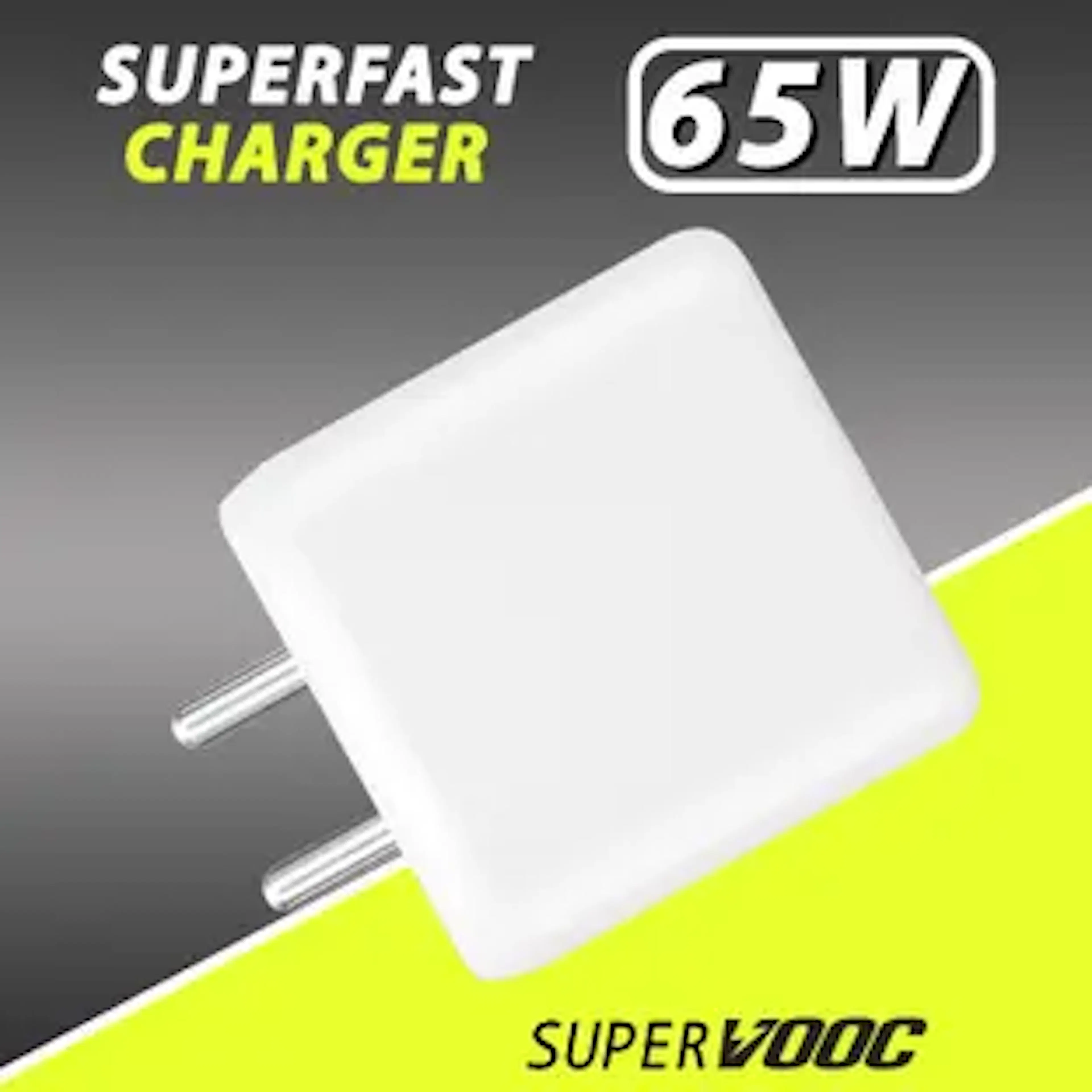 Safa 65 W SuperVOOC 6.5 A Wall Charger for Mobile