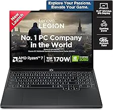 LenovoLegion 5 2025 AMD Ryzen 7 260 | NVIDIA RTX 5060 8GB (16GB RAM/1TB SSD/WUXGA IPS/165Hz/15(39.6cm)/Windows 11/Office 2024+AI Now/Black/2.5Kg), 83M00074IN AI Powered Gaming Laptop