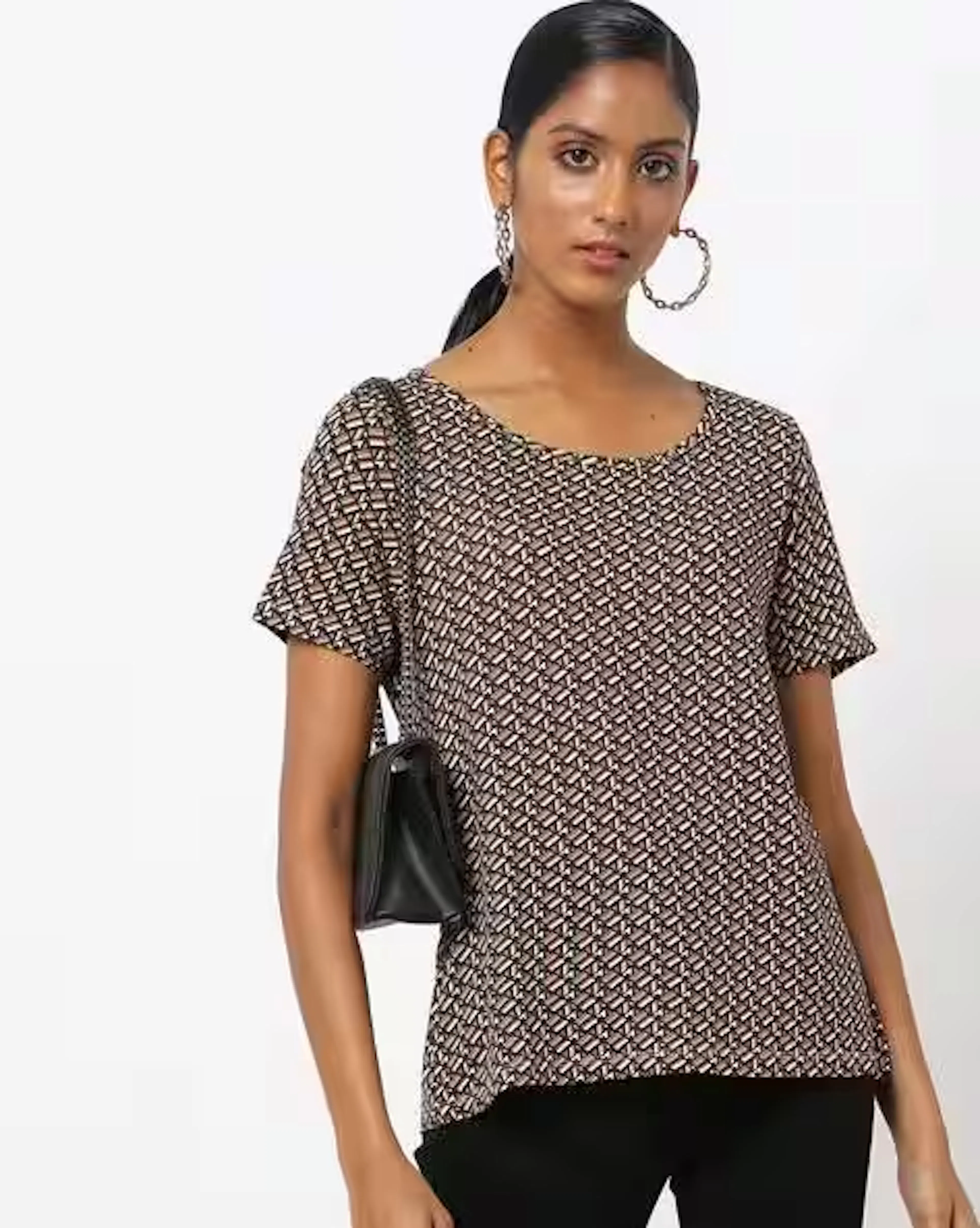 Printed Round-Neck T-shirt