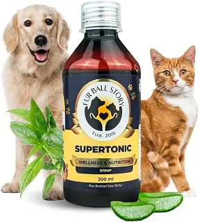 Supertonic Multivitamin Syrup for Dogs and Cats - FUR BALL STORY Pet Immunity, Liver Health, Kidney Support, and Energy Booster Supplement Full Review