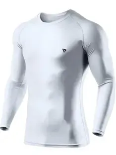 Kyk Solid Men Round Neck White T-Shirt