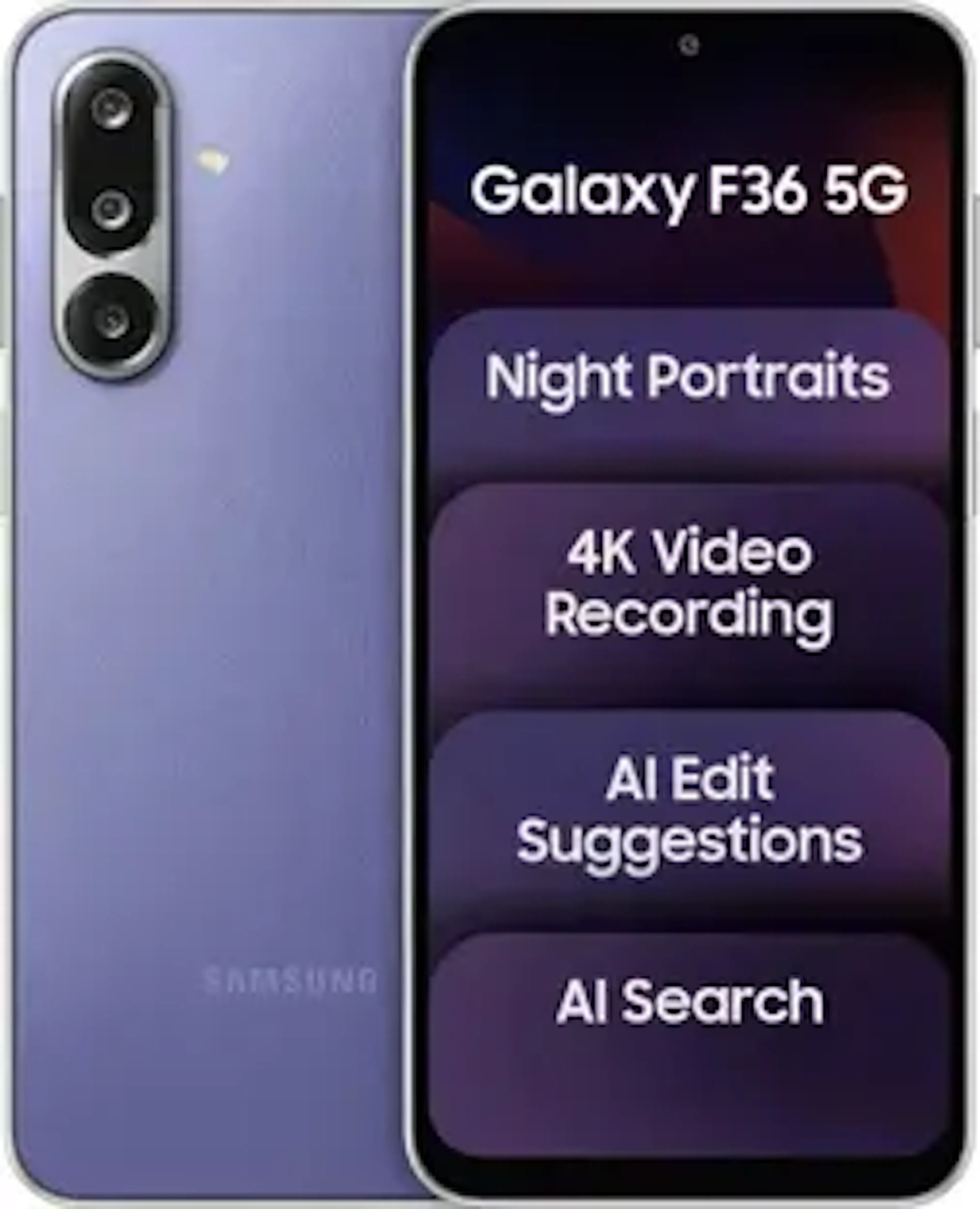 Samsung Galaxy F36 5G (Violet, 128 GB)
