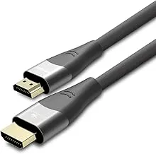 Zebronics HAA3021 HDMI Cable 2.1 with eARC & CEC, 8K @ 60Hz, 4K @ 120Hz, UHD Resolution, 3 Mtr (9.8ft), 48 Gbps Transmission, Ultra High Speed, Supports Dolby | DTS | 3D, Gold Plated, Male-to-Male