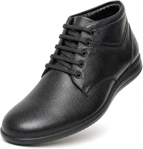 KraasaAlloy Formal Shoes for Men | Vegan Leather Lace-Up Office Shoes