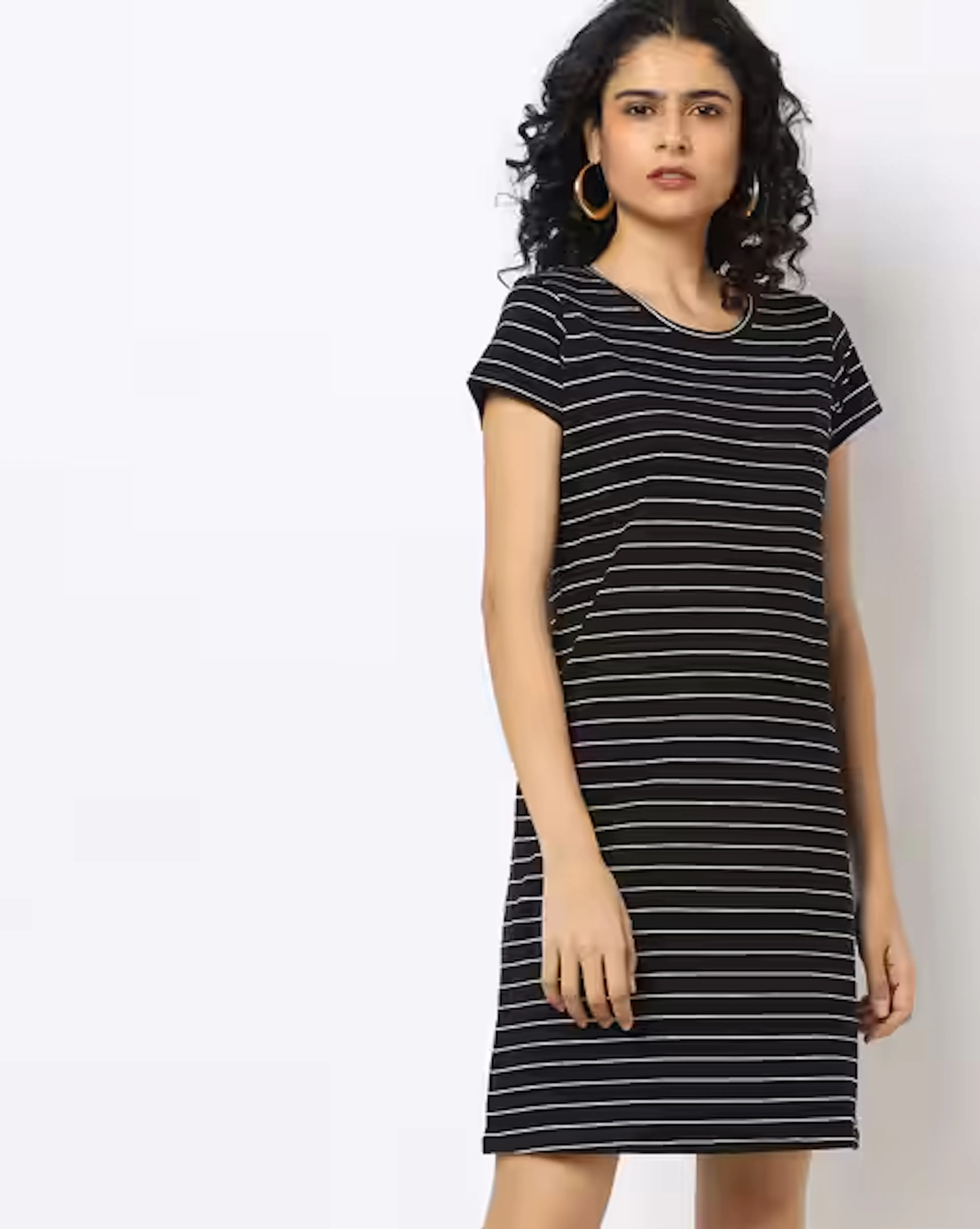 Striped Sheath Dress