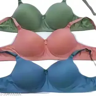 SuTJena Women Full Coverage Lightly Padded Bra