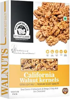 WONDERLAND FOODS (DEVICE) Walnuts Kernels, 200g, Dry Fruits Walnut