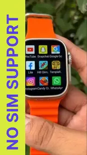 PROBMX T-800 Ultra Smartwatch with 1.99 HD display,Wireless Charging,Bluetooth Calling Smartwatch