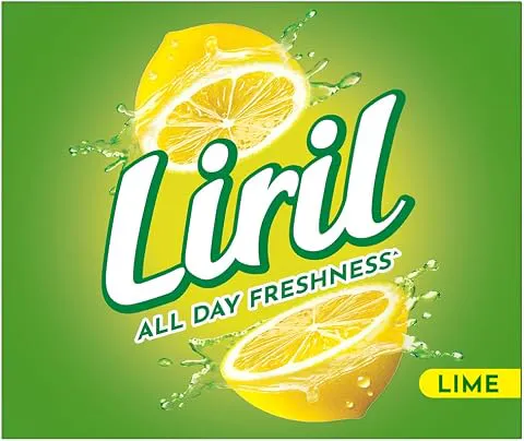 Liril Lime Bathing Bar | Feel the Citrus Burst of Freshness | Pack of 4 (4 x 125g) Cleansing