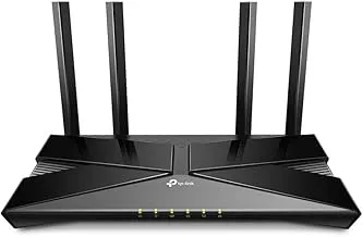 TP-Link Next-Gen Wi-Fi 6 AX3000 Mbps Gigabit Dual Band Smart Wireless Router, OneMesh Supported, Dual-Core CPU,HomeShield, Ideal for Gaming Xbox/PS4/Steam, Plug and Play (Archer AX53), Black