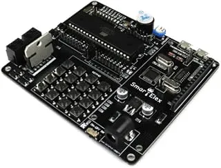 SmartElex AT89S52 Microcontroller Development Board - 8051 MCU Board for Embedded Programming & Circuit Design Systems | 40-Pin DIP Controller Board | Microcontroller Development Module