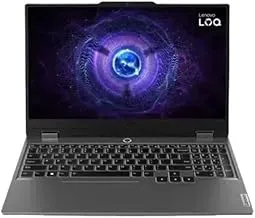 LenovoLOQ 12th Gen Intel Core i5-12450HX 15.6" (39.6cm) 144Hz 300Nits FHD Gaming Laptop (16GB/512GB SSD/Win 11/NVIDIA RTX 3050A 4GB GDDR6/100% sRGB/Office 24/Luna Grey/1.77Kg), 83LK009VIN