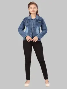 Aarika Girls Denim Jacket