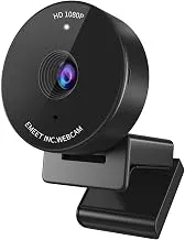 eMeet 1080P Webcam-USB Webcam With Microphone & Physical Privacy Cover,Noise-Canceling Mic,Auto Light Correction,C950 Ultra Compact FHD Web Cam W/ 70°View For Meeting/Online Classes/Zoom/Youtube,Black