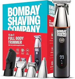 Bombay Shaving Company 11-in-1 All-in-One Trimmer for Men All in One | Beard Trimmer for Man | Hair Trimmer for Man | Body Trimmer for Man | Cordless, Type C, IPX6, 90 Min | Trimmer Men Beard