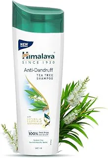 Himalaya Anti-Dandruff Tea Tree Shampoo 340 ml | with Tea Tree oil, Aloe Vera & Natural Proteins | Up to 100% Free From Dandruff | Dermatologically Tested | Non-Drying | For Women & Men Tea Tree