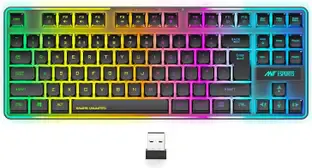 Ant Esports MK720 Pro V2 Wireless Standard Gaming Keyboard Compatible with Desktop, Laptop, Mac