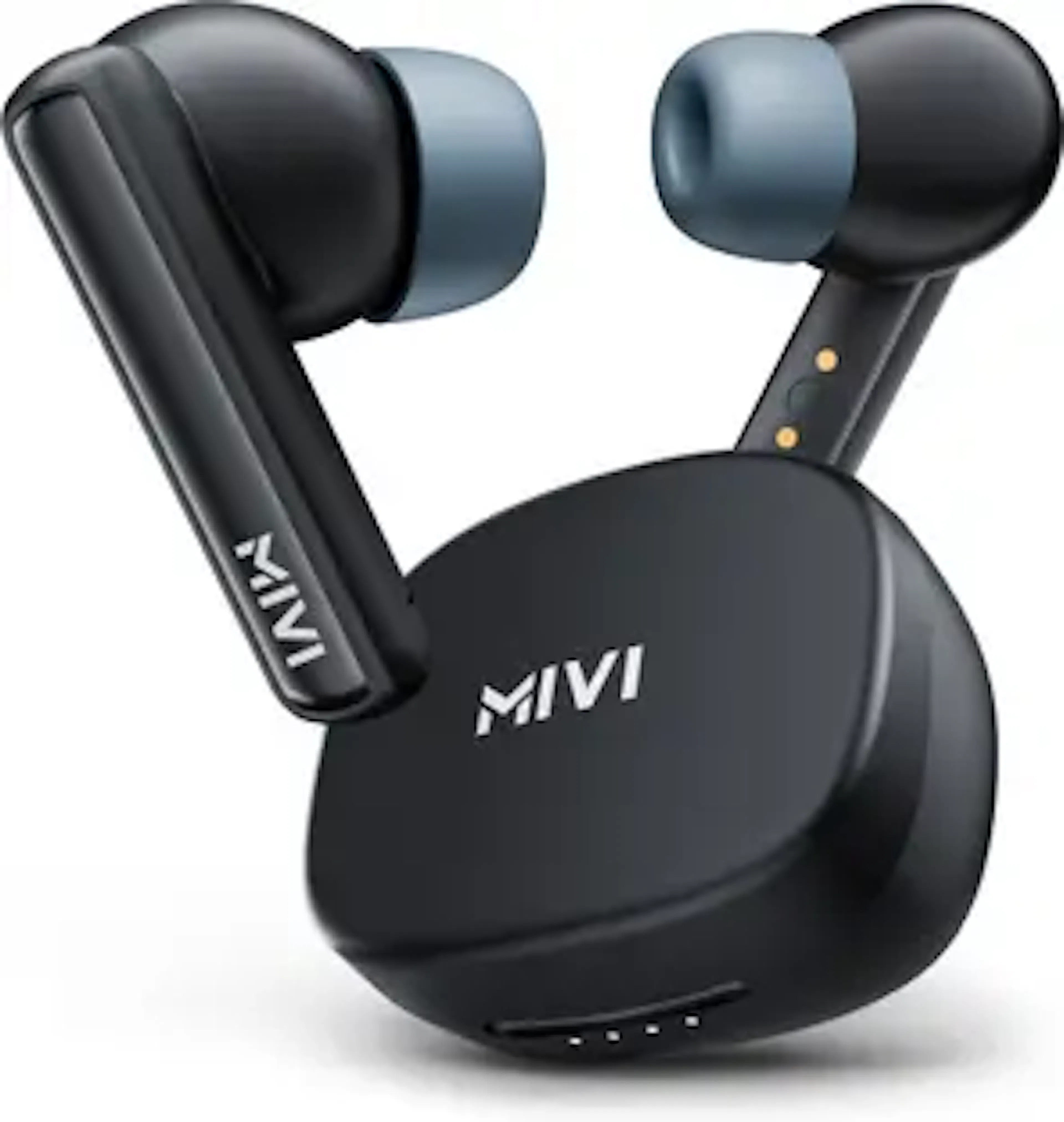 Mivi Duopods B1 (Just Launched)45Hrs Playtime, AI ENC for HD Call, Fast Charging, 5.3 Bluetooth