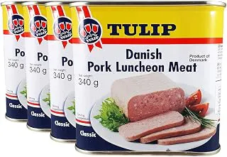 Tulip Pork Luncheon Meat, 340g, Pack of 4 Product of Denmark