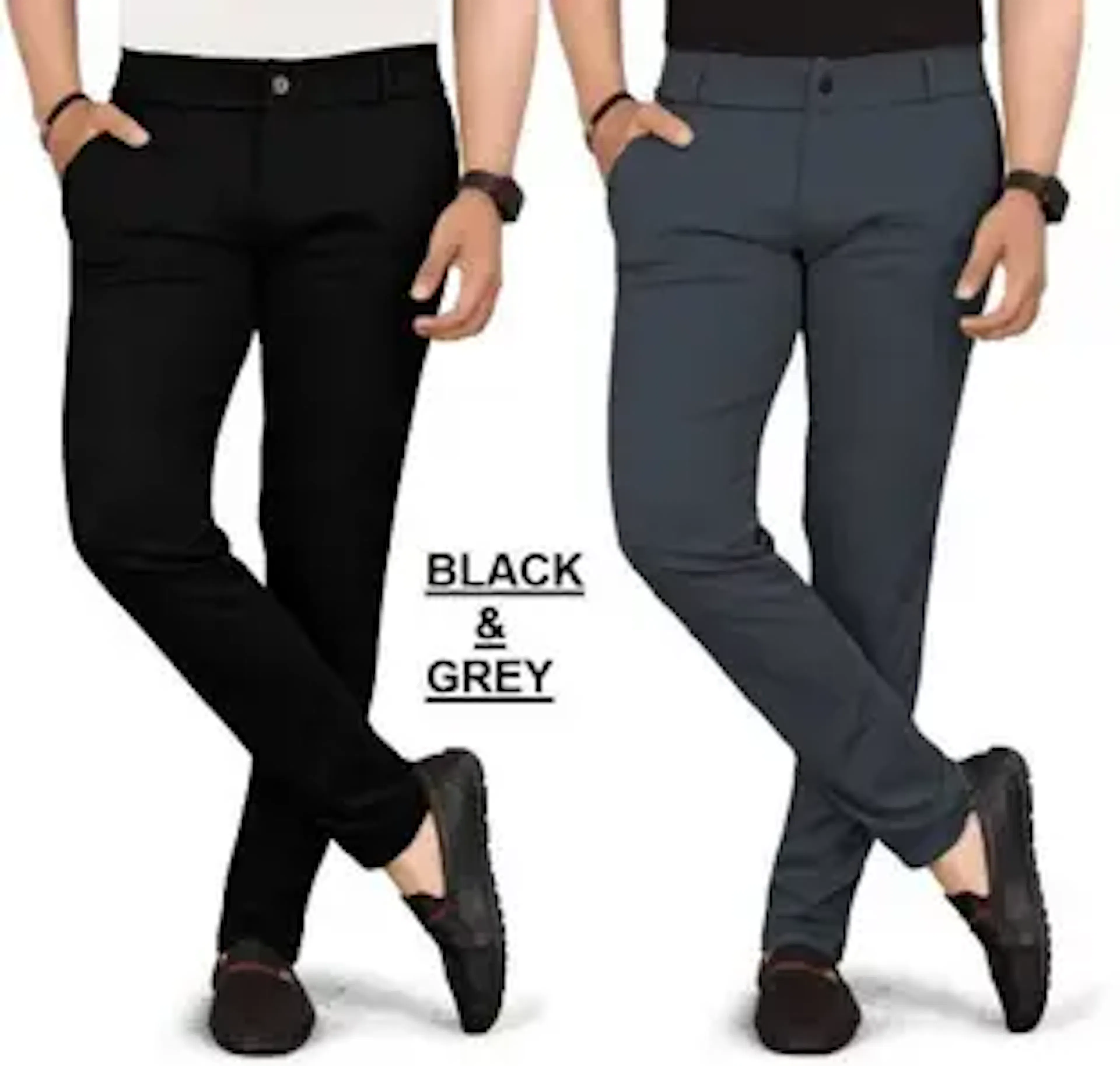 MAANU Slim Fit Men Multicolor Trousers