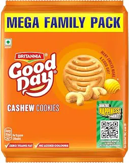 Good Day Britannia Cashew Cookies, 905 g , 10N*82.7= 827 g (Weight May Varie)