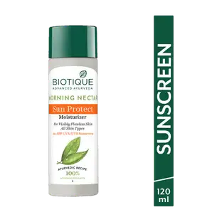 BIOTIQUE Sunscreen - SPF 30 PA+ Morning Nectar Sun Protect Moisturizer.