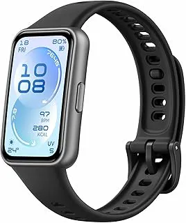 Huawei Band 11 Health & Fitness Tracker, Enhanced Sleep Tracking, All-Day Health Monitoring, Ultra-Slim & Comfort Wear, iOS & Android Compatible, Smart Watch. (Black)