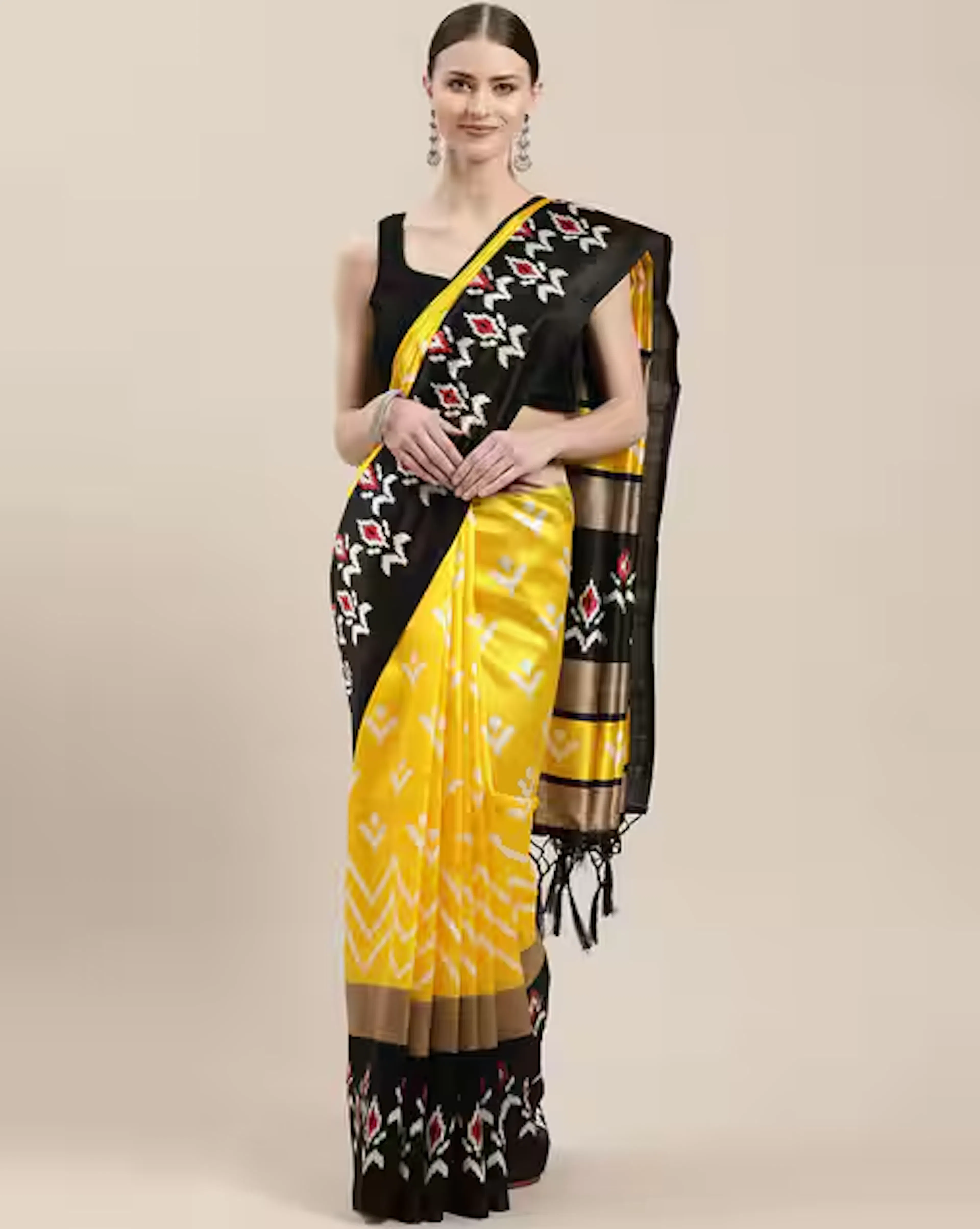 Pochampally Saree with Blouse