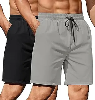 RIKSAWBoxer Shorts for Men |Regular Fit Ultralight All Day Polyester Short with Two Side Zipper Pockets (C31)