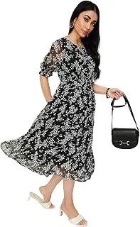 MaxWomen's Fit and Flare Above The Knee Dress