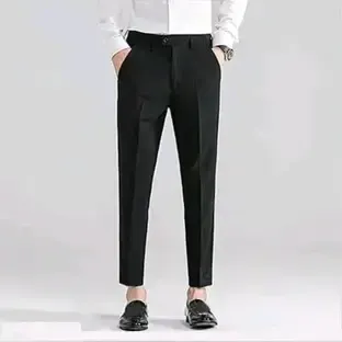 BRDFASHION Regular Fit Men Black Trousers