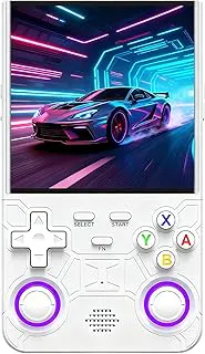 R36 Ultra Retro Handheld Game Console-2025 Model with 128GB, 4-Inch IPS Screen, Over 30K Games Mini Video Games Console, Supports 23 Emulators, Linux-Based Retro Gaming Console (White)