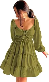 Leriya FashionMini Dress for Women | One Piece Dresses for Womens | Stylish Dress for Woman |Mini Dresses Rayon for Women Stylish |Summer Casual Outfit Wear Events, Date & Evening Look