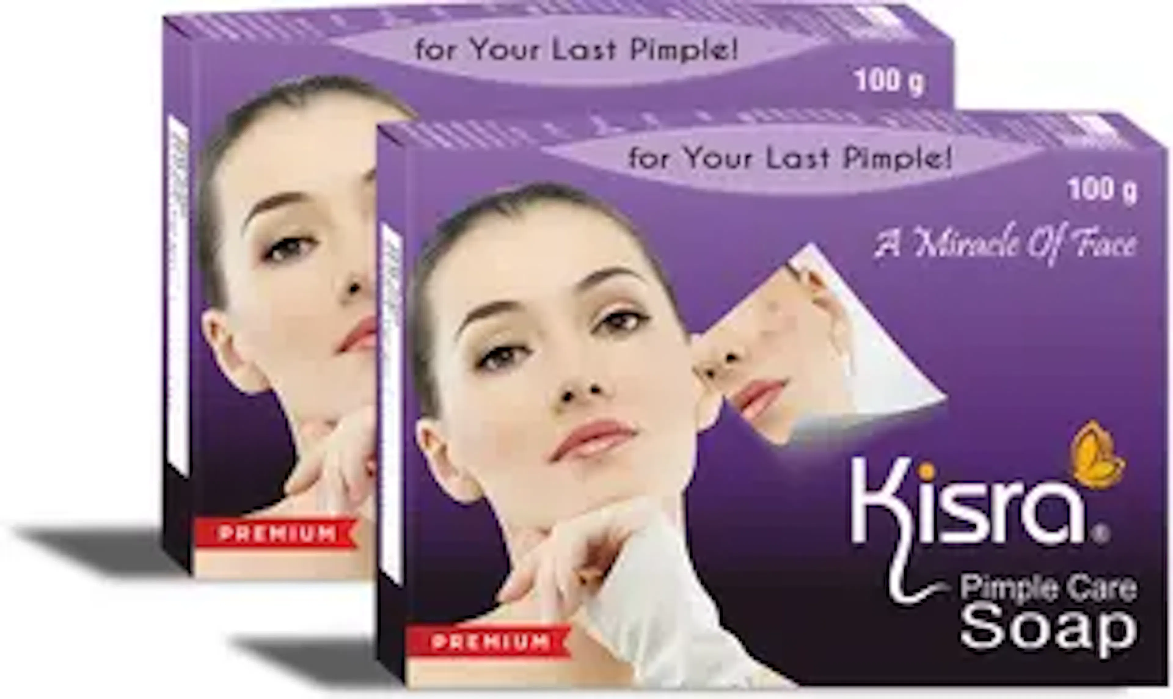 KISRA Premium Acne Prone Skin - Controls Acne Development - Clears Out Clogged Pores - Formulated Specially To Create A Barrier Against Acne Development – Pimple Care Soap