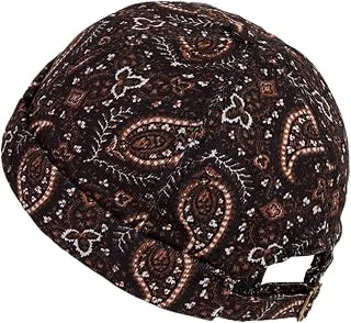 Unisex Brimless Hat Embroidery Adjustable Chic for Worker Docker Sailor Black|Hats Caps|Baseball Caps|Snapback Hats|Trucker Caps|Bucket Hats|Beanie Caps|Dad Hats|Sun Hats|Fedora Hats
