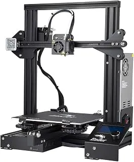 WOL 3D Ender 3 Model 2021, Original DIY 3D Printer with Resume Function and Easy to Assemble (Print Size: 220x220x250 mm, Black)