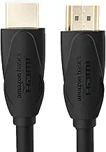 Amazon Basics Pro Series 8K HDMI 2.1 Cable - 3 Feet | 8K 60Hz HDR, 4K 120Hz, High Speed 48Gbps with Ethernet, eARC, 3D, HDCP 2.3 | Compatible with PS5, Xbox, Roku, Apple TV, Switch, PC