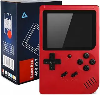 400 in 1 Retro Handheld Gaming Console for Kids & Adults – Portable Mini Video Game Console with Built-in Classic Games, Rechargeable Battery & Color Display (Multicolor)