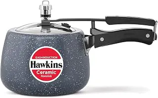 Hawkins 3 Litre Ceramic Nonstick Pressure Cooker, Induction Inner Lid Cooker, Blue (ICC30)