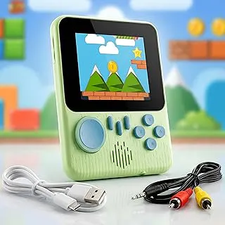 Kidsmate Handheld Gaming Console Video Game for Kids with 666 Built-in Retro Games | Rechargeable Battery, Compact Design with TV Connectivity for Big Screen Play | Ideal for Fun & Learning (Pink)