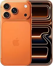 AppleiPhone 17 Pro 512 GB: 15.93 cm (6.3″) Display with Promotion up to 120Hz, A19 Pro Chip, Breakthrough Battery Life, Pro Fusion Camera System with Center Stage Front Camera; Cosmic Orange