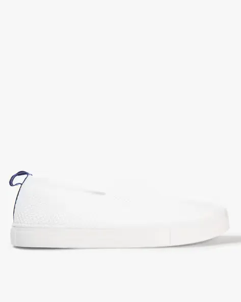 Textured Slip-On Casual Shoes