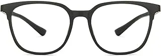 LENSKART BLU| Zero Power Blue Cut Computer Glasses | Anti Glare, Lightweight & Blocks Harmful Rays | UV Protection Specs | Men & Women | Large | LB E13740
