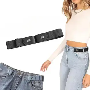 PALAY Men Casual Black Synthetic Belt