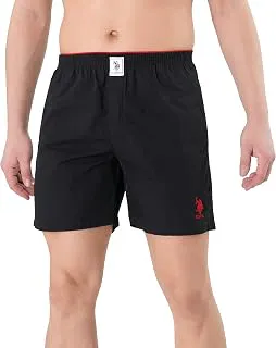 U.S. POLO ASSN.Men's I108 Pure Cotton Brushed Elastic Boxers - Pack of 1