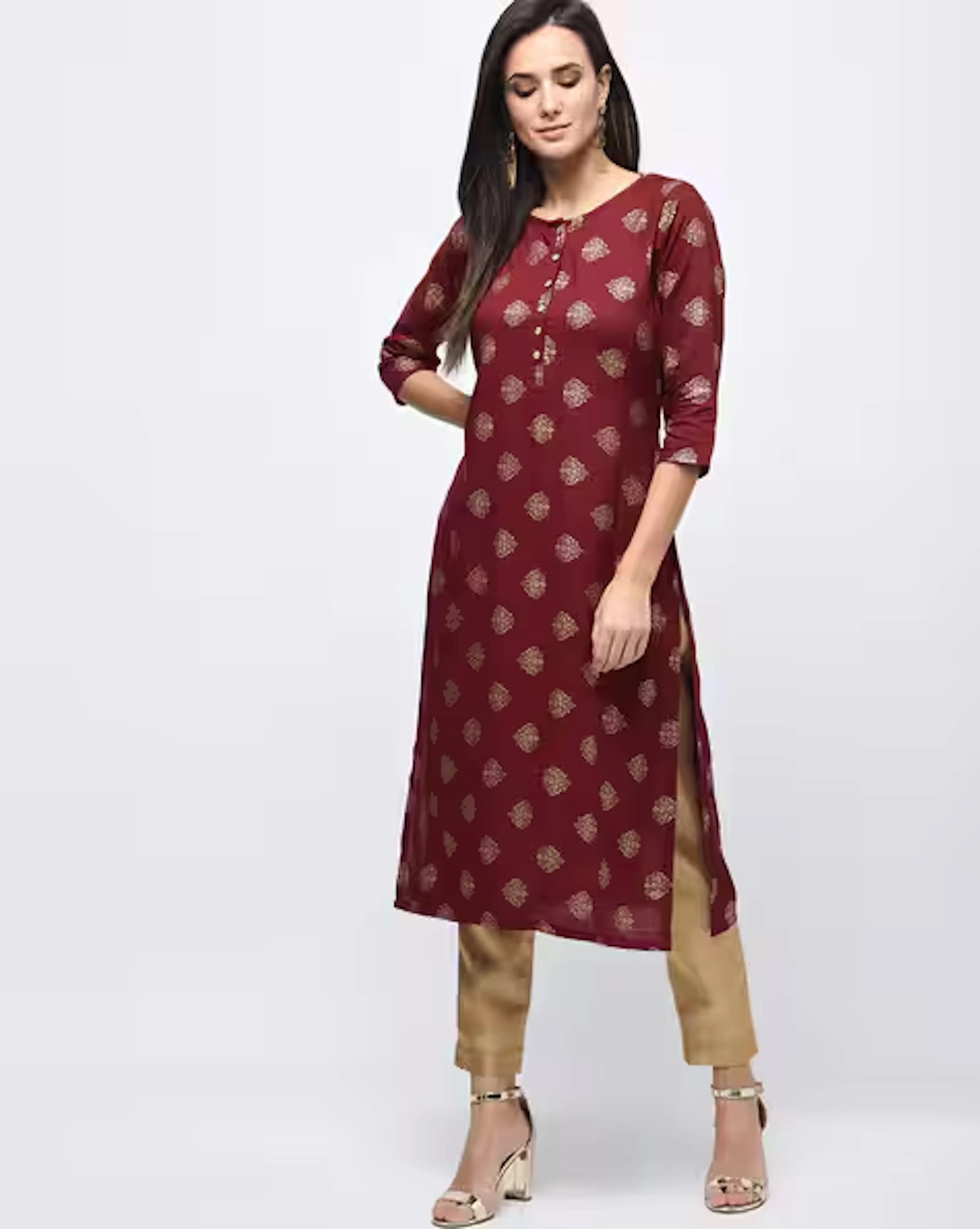 Printed Straight Kurta