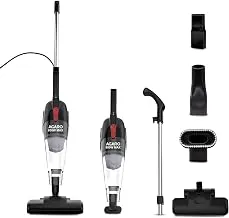 AGARO Regal Plus Upright Vacuum Cleaner, 2-in-1, Handheld & Stick, Dry Vacuuming, for Home Use, 800 Watts, 6.5 kPa Suction Power, Bagless, Black